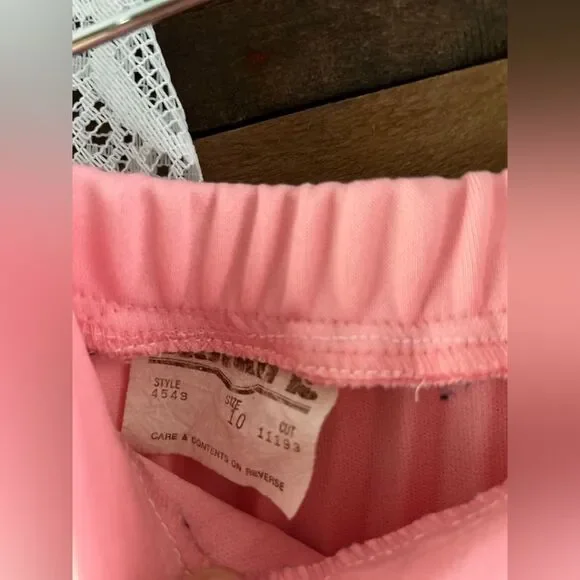 Vintage 60s Sarah K Baby Pink Pleated Midi Skirt Size Vintage 10 - Picture 4 of 9